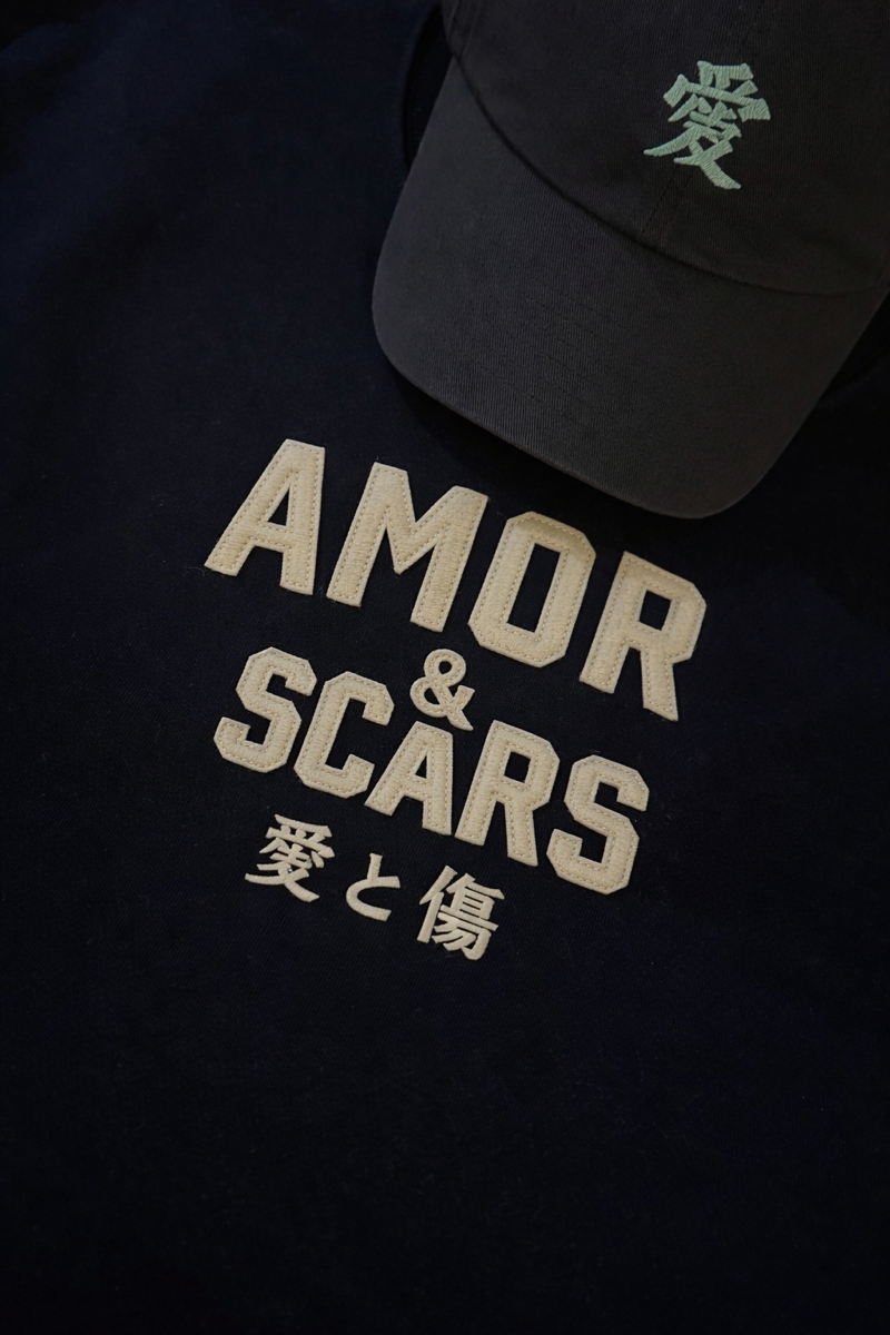 A&S WOMEN'S CREW SPECIAL SWEATSHIRT CROPPED LONG SLV - Navy